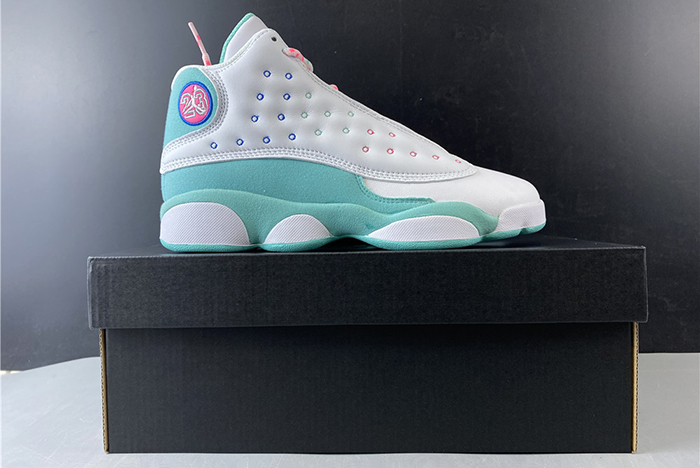 air jordan 13 gs “aurora green”439358-100