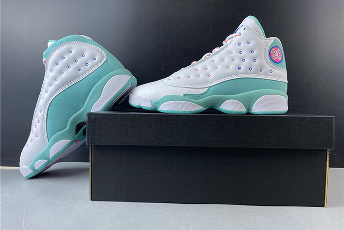 air jordan 13 gs “aurora green”439358-100