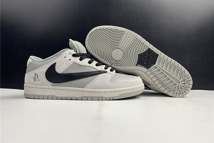 travis scott x playstation x nk sb dunk low bq6817 101