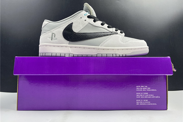 travis scott x playstation x nk sb dunk low bq6817 101