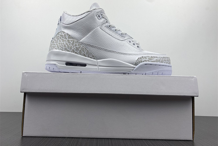 nike air jordan 3  pure white       429487-111