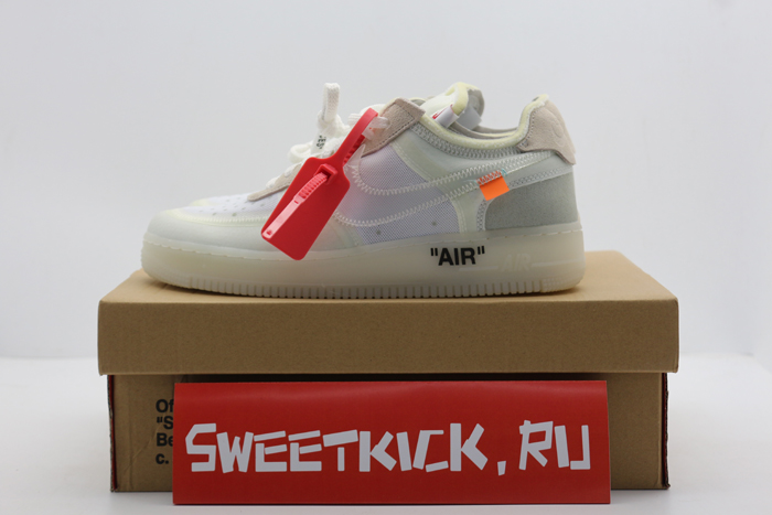nike air force 1 low off-white all white ao4606-100