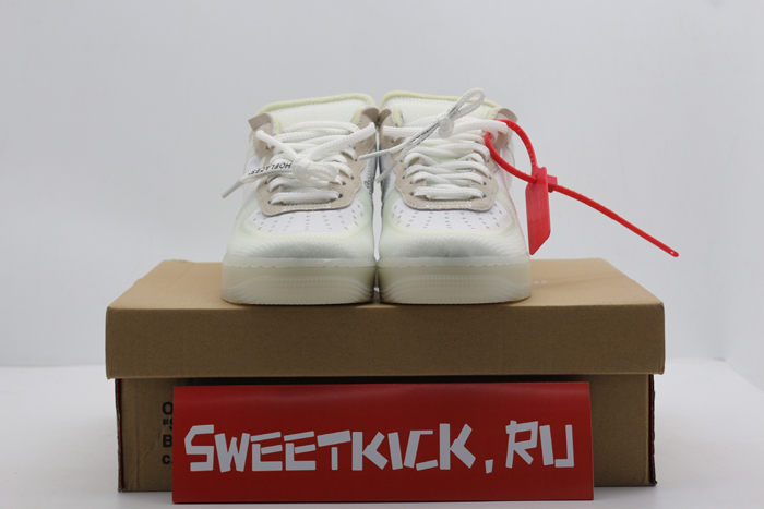 nike air force 1 low off-white all white ao4606-100