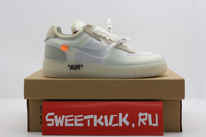 nike air force 1 low off-white all white ao4606-100