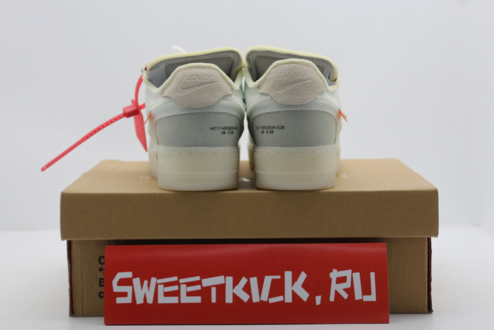 nike air force 1 low off-white all white ao4606-100