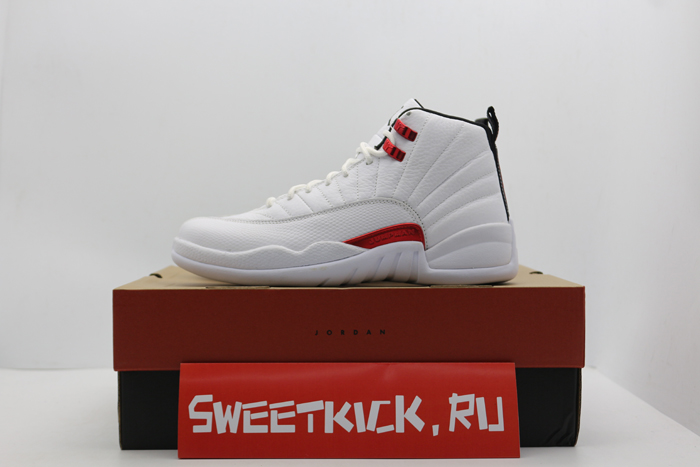 air jordan 12 twist white university red ct8013-106