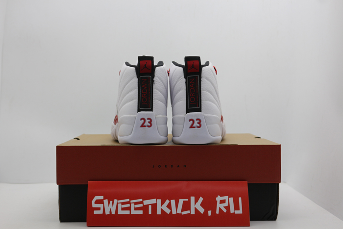 air jordan 12 twist white university red ct8013-106