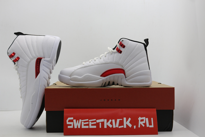 air jordan 12 twist white university red ct8013-106