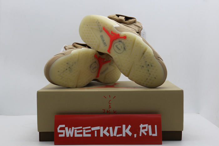 air jordan 6 retro travis scott british khaki - dh0690-200