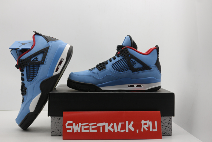 travis scott x air jordan 4 “houston oilers” university blue 308497-406