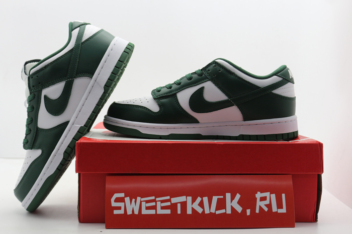 nike dunk low michigan state - dd1391-101