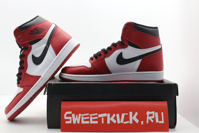 air jordan 1 retro high og chicago red 555088-101