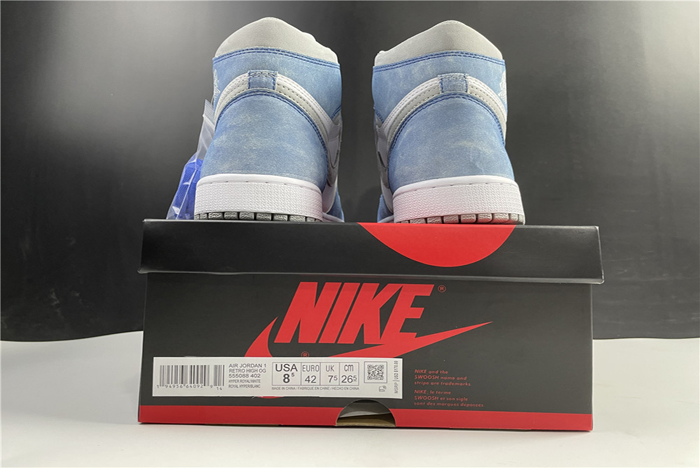 air jordan 1 retro high og hyper royal - 555088-402