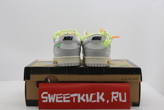 dunk low the 50 ow no.43