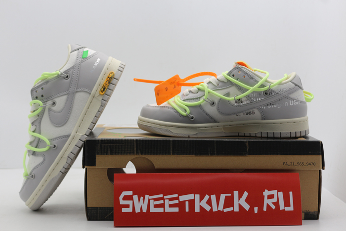dunk low the 50 ow no.43
