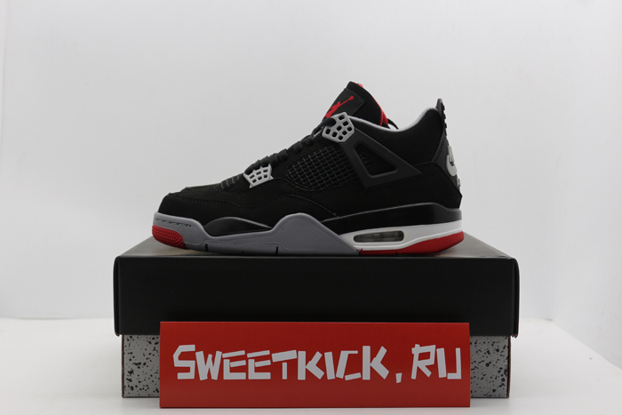 air jordan bred 4 aj 2019 308497-089