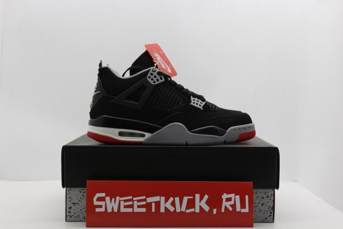 air jordan bred 4 aj 2019 308497-089