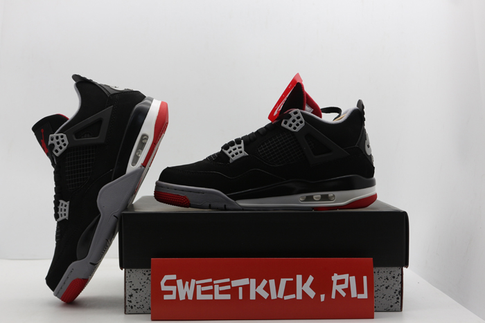 air jordan bred 4 aj 2019 308497-089