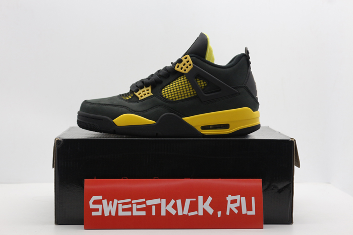 air jordan 4 retro thunder (2012) - 308497-008