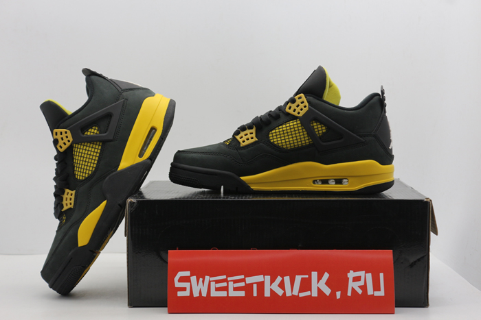air jordan 4 retro thunder (2012) - 308497-008