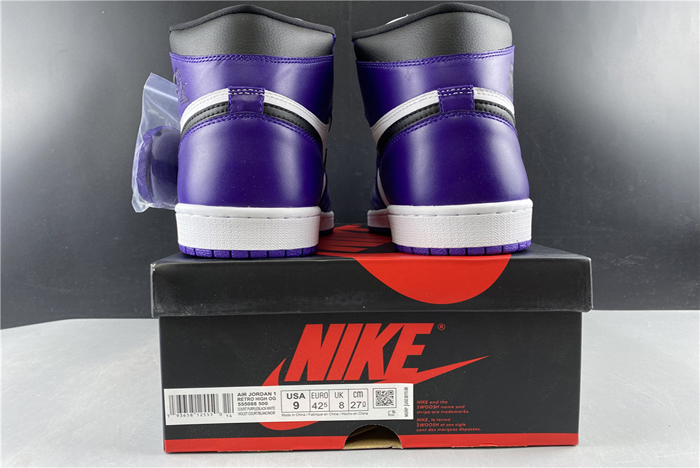 air jordan 1 aj1 court purple       555088-500