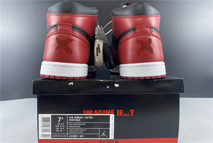 air jordan 1 banned aj1 432001-001