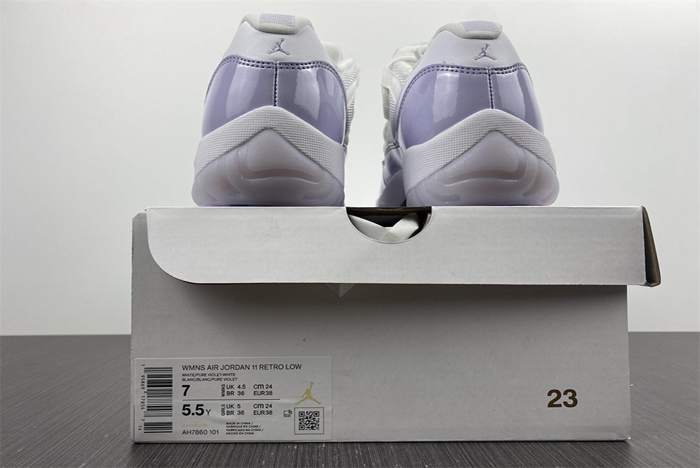 air jordan 11 low”wmns pure violet ah 7860-101