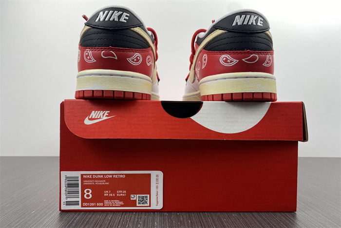 nike sb dunk low university red  dd1391-600