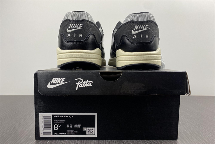 nike air max 1 patta waves black  dq0299-001