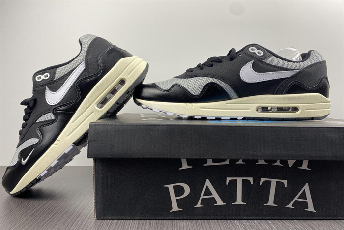 nike air max 1 patta waves black  dq0299-001