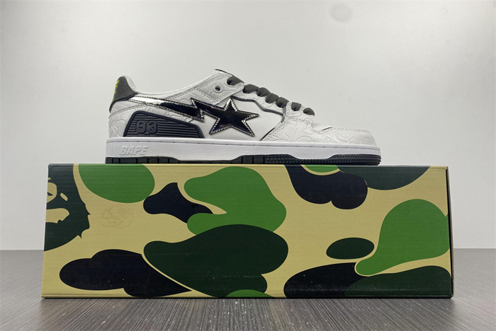 bape white black 1h80191020