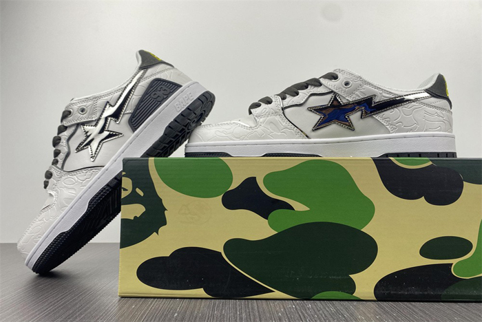 bape white black 1h80191020
