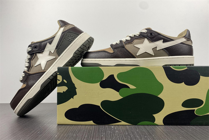 bape brown green  1h80191013