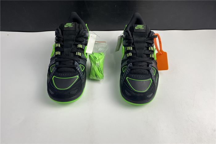 off-white x nike air rubber dunk “green strike” cu6015-001