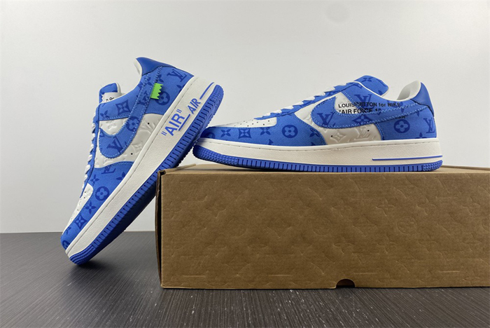 nk air force 1-l**is V*t*n blue