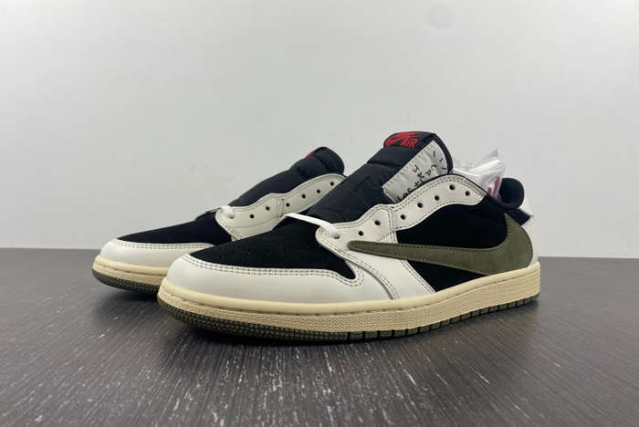 travis scott x air jordan 1 low og olive dz4137-106