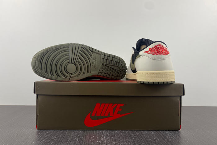 travis scott x air jordan 1 low og olive dz4137-106