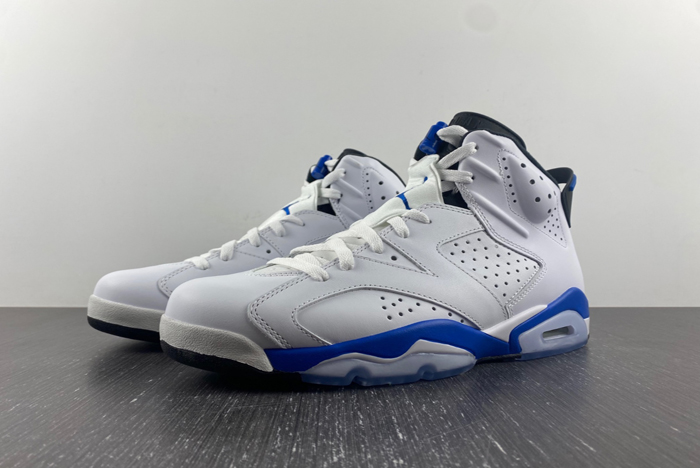 air jordan 6 retro ''sport blue'' 384664-107