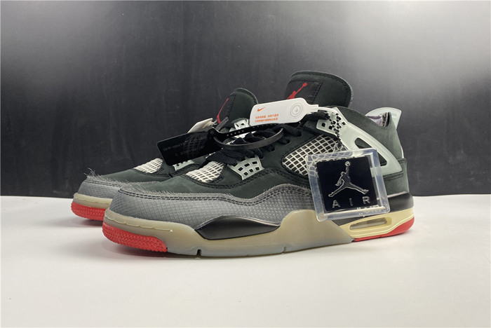 off-white x air jordan 4 “bred”