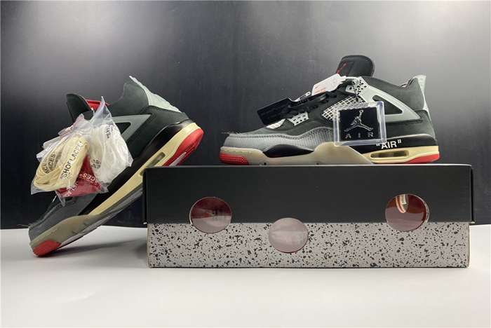 off-white x air jordan 4 “bred”