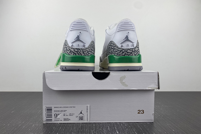 air jordan 3 wmns “lucky green” ck9246-136