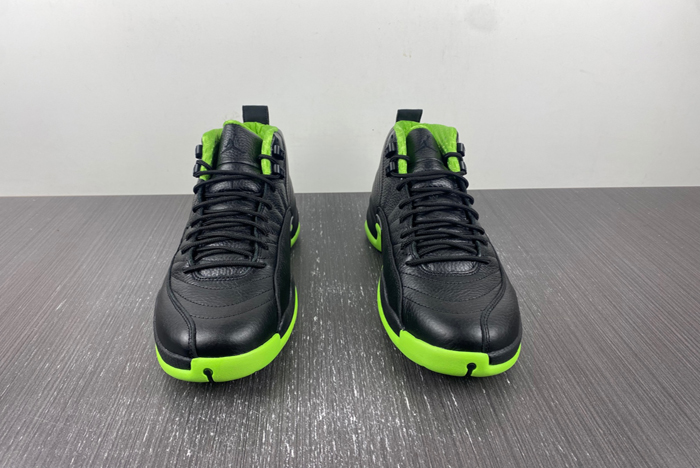 air jordan 12 black/green 43