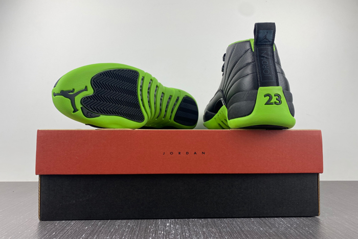air jordan 12 black/green 43