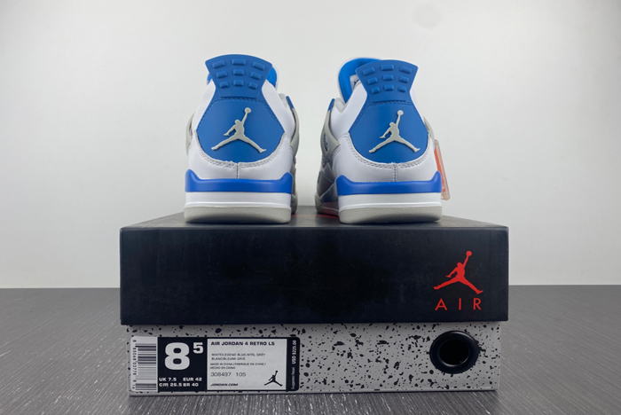 aj4 air jordan 4 og “military blue” 308497-105p