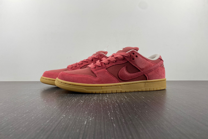 nike sb dunk low ''red gum'' dv5429-600