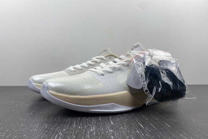 latest 2023 nike kobe 5 protro undefeated rice white db4796-101