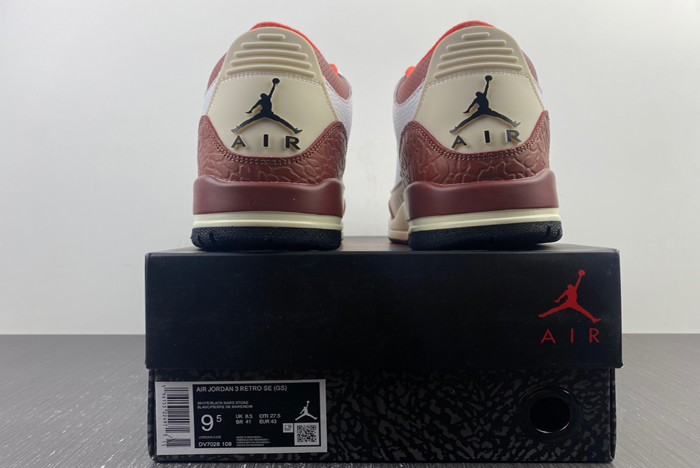 air jordan 3 gs “marstone” dv7028-108