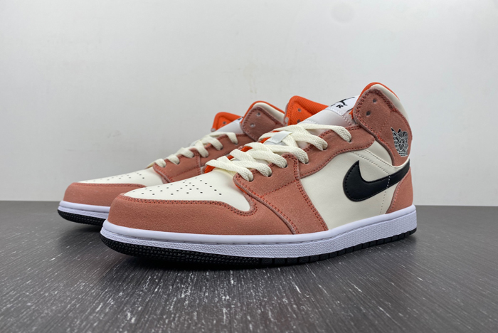 air jordan 1 mid gs “orange suede” dv1336-800