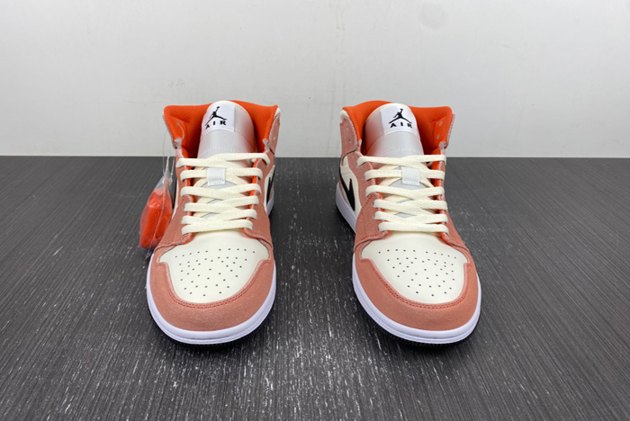 air jordan 1 mid gs “orange suede” dv1336-800