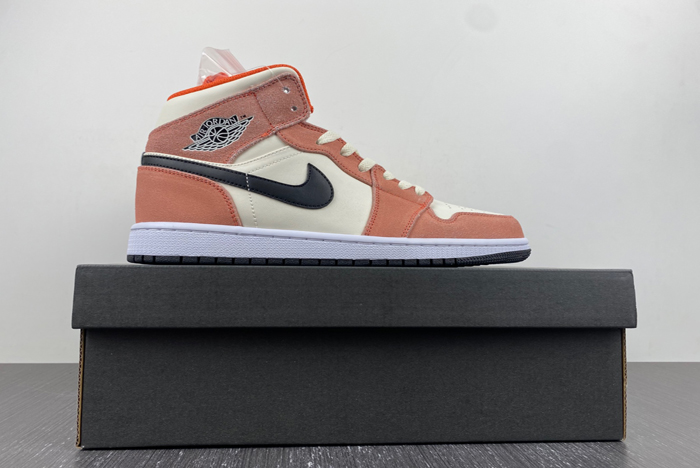 air jordan 1 mid gs “orange suede” dv1336-800
